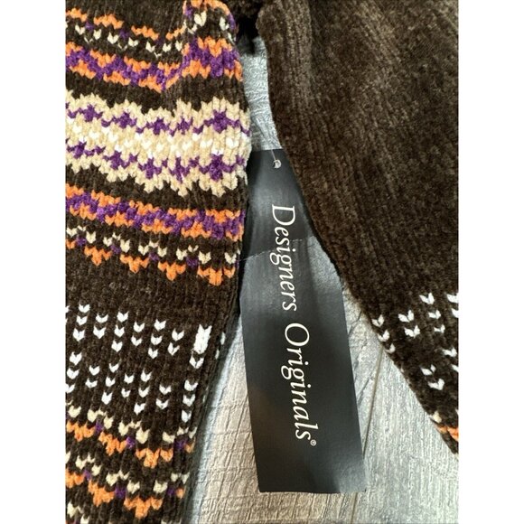 Designers Original Sweater‎ Womens Small Turtleneck Colorful Crochet Soft NEW - Picture 4 of 12